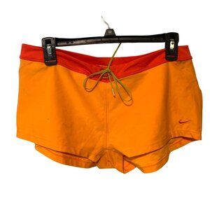 Nike Vintage y2k Womens Size Large 12 14 NME920-220 Bootie Shorts Short Waist Ti
